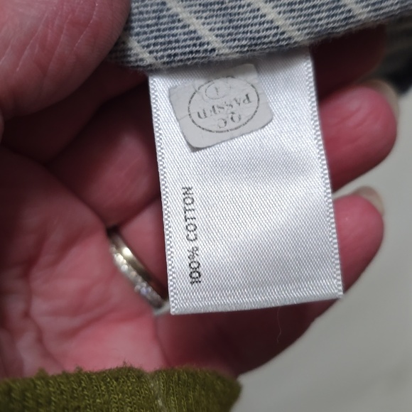 Duluth Trading Co. Mens 2XL Blue Striped Relaxed Fit Button-Up - Picture 9 of 10